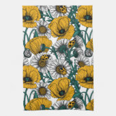黄色い草原 キッチンタオル (縦)