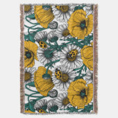 黄色い草原 スローブランケット (正面縦)