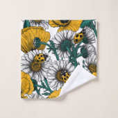 黄色い草原 バスタオルセット (ウォッシュタオル)