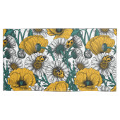 黄色い草原 枕カバー (正面左)