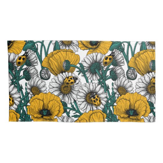 黄色い草原 枕カバー (裏面-右)