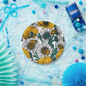 黄色い草地は ペーパープレート (パーティー)