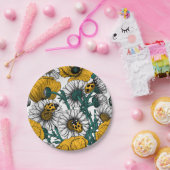 黄色い草地は ペーパープレート (パーティー)