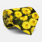 黄色い菊「ゴードンテイラー」(Chry花屋 ネクタイ (ロール)