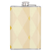 黄色い菱形シェイプパターン フラスク (裏面)