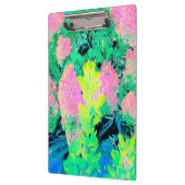 黄色い葉のピンクのあじさい園 クリップボード (左)