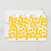 黄色い葉 出欠カード (裏面)