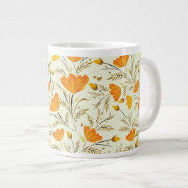 黄色い薔薇 ジャンボコーヒーマグカップ