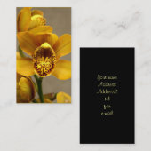 黄色い蘭の名刺 名刺 (正面/裏面)