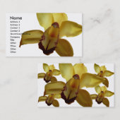 黄色い蘭 名刺 (正面/裏面)