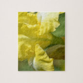 黄色い虹彩花 ジグソーパズル (縦)