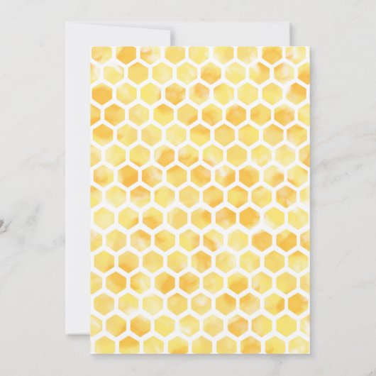 黄色い蜂の招待状 招待状 (裏面)