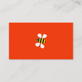 黄色い蜂 名刺 (裏面)