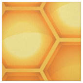 黄色い蜜蜂の巣パターン ファブリック (見本)