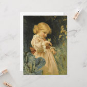 黄色い蝶の少女（Frederick Morgan著） カード (正面/裏面インサイチュ)