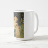 黄色い蝶の少女（Frederick Morgan著） コーヒーマグカップ (正面右)