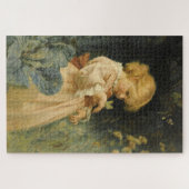 黄色い蝶の少女（Frederick Morgan著） ジグソーパズル (横)