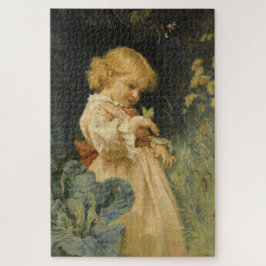 黄色い蝶の少女（Frederick Morgan著） ジグソーパズル