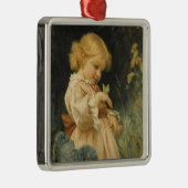 黄色い蝶の少女（Frederick Morgan著） メタルオーナメント (右)