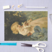 黄色い蝶の少女(Frederick Morgan著) 薄葉紙 (クラフト)