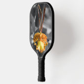 黄色い蝶の蘭の花 ピックルボールラケット (左)