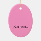 黄色い蝶オーナメント セラミックオーナメント (裏面)