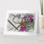 黄色い蝶 カード (正面)