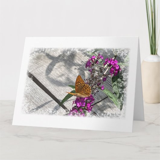 黄色い蝶 カード (正面)