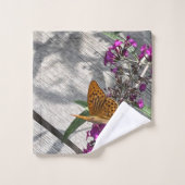 黄色い蝶 バスタオルセット (ウォッシュタオル)