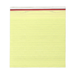 黄色い裏地の学校紙背景 ノートパッド