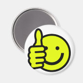 黄色い親指を上 マグネット (正面/裏面)