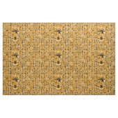 黄色い象形文字 ファブリック (ファットクウォーター)