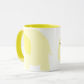 黄色い象 マグカップ (正面左)