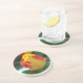 黄色い赤いチューリップ コースター (側面)
