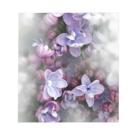 黄色い赤いチューリップ ノートパッド (正面)