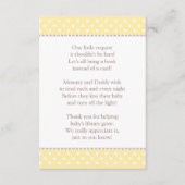 『黄色い赤ちゃんシャワー』 エンクロージャーカード (正面)