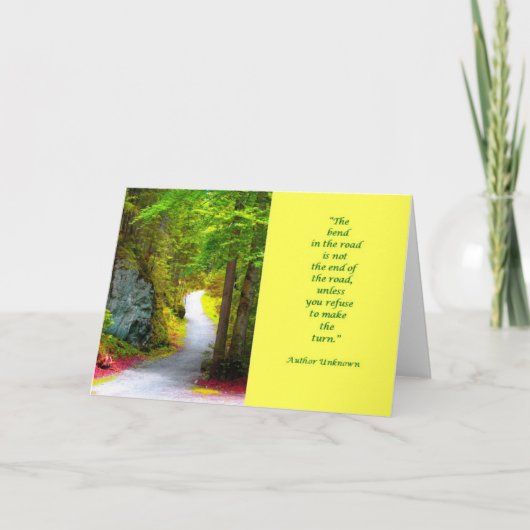 黄色い道 カード (正面)