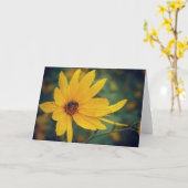 黄色い野の花とミツバチ カード (黄色い花)