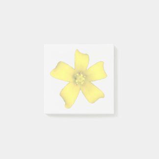 黄色い野の花の付箋 ポストイット