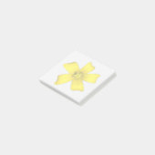 黄色い野の花の付箋 ポストイット (アングル)