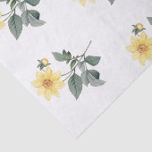 黄色い野生の花の植物のティッシュペーパー 薄葉紙 (詳細)