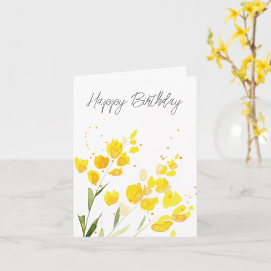 黄色い野花 カード (黄色い花)