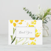 黄色い野花 サンキューカード (スタンド正面)