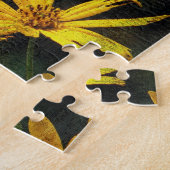 黄色い野花 ジグソーパズル (側面)