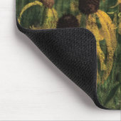 黄色い野花 マウスパッド (コーナー)