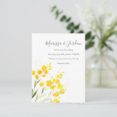 黄色い野花 招待状 (スタンド正面)