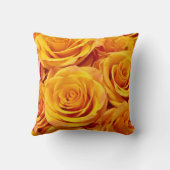 黄色い金バラ クッション (裏面)