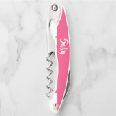 黄色い鉛筆と白いスクラブ ソムリエナイフ (正面)