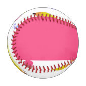 黄色い鉛筆と白いスクラブ 野球ボール (正面左)