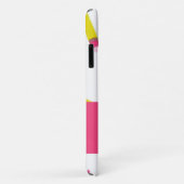 黄色い鉛筆と白いスクラブ Case-Mate iPhoneケース (裏面/右)